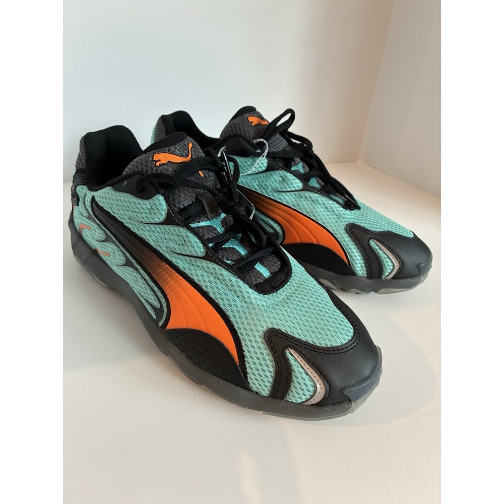 PUMA~ Inhale Aquatic Orange Glow Men Casual Lifestyle Shoes Sneakers  10 NWOB